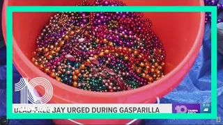 Bead free Bay urged ahead of Gasparilla Pirate Festival