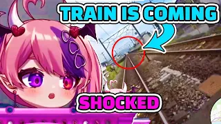 CDawgVA Drops this on the Train Rails at Wrong Time and Ironmouse Loses it
