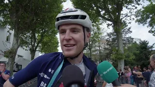Fred Wright - Interview at the finish - Stage 5 - Critérium du Dauphiné 2024