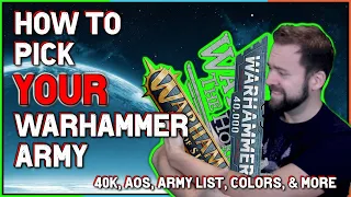 New to Warhammer? How to pick and build an army that suits YOU (AoS, 40k, ...) [Army on Parade #1]