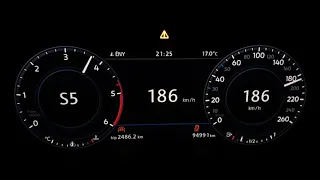 2017 Volkswagen Passat 2.0 TDI 190HP Acceleration 0-220km/h