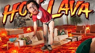 FALLING on the EXTREMELY HOT LAVA FLOOR | Hot Lava