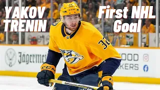 Yakov Trenin #32 (Nashville Predators) first NHL goal Dec 7, 2019