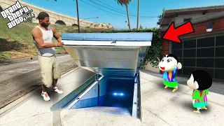 GTA 5 : I Found An Ultimate SECRET  Underground Bunker Under Franklin House.. (GTA 5 Mods)