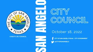 San Angelo City Council 10-18-22
