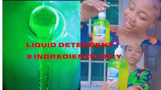 How to make liquid soap at home with 3 ingredients/start a liquid soap business with low capital.
