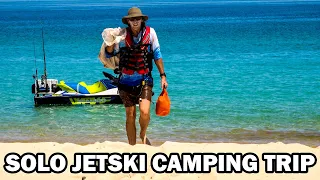 Solo Overnight Jetski Camping trip to Moreton Island