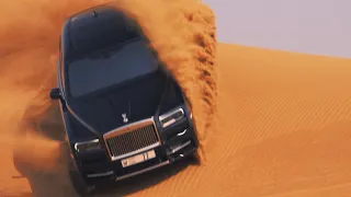 Luxury SUV ROLLS-ROYCE CULLINAN Riding The Desert