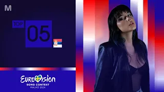 🇷🇸 Pesma za Evroviziju 2024 • Top 5 (28) | Serbia Eurovision 2024
