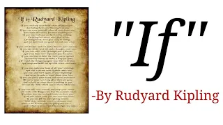 "If" Poem by Rudyard Kipling in Hindi summary and line by line full analysis