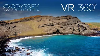 Green Sand Beach Virtual Tour | VR 360° Travel Experience | Big Island, Hawaii Hawai'i