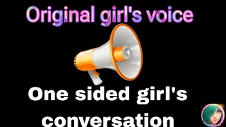 One sided girl's conversation @cutegirlvoiceeffect #girlvoiceprank #voiceprank #prankcall