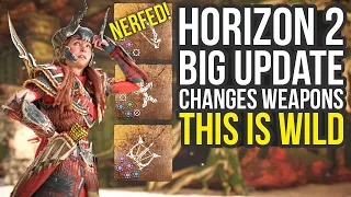 Horizon Forbidden West Update Changes Legendary Weapons & Way More (Horizon Forbidden West 1.09)