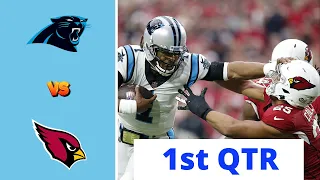 Carolina Panthers vs Arizona Cardinals Full Highlights 1st QTR | NFL Week 4, 2022