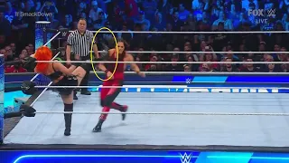 GiGi Dolin's Kick did not Connect with Raquel Rodriguez's face on SmackDown 09.09.22