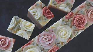 Vintage Rose Cold Process Soap Making 🌹