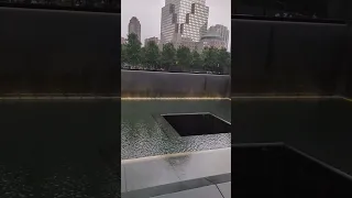 I literally almost cried here. 9/11 Memorial. Still remember when the towers were hit.