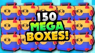 150 MEGA BRAWL BOX OPENING! WE GOT HOW MANY NEW BRAWLERS?! | Brawl Stars | BEST MEGA BOX OPENING!