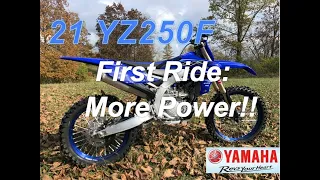 2021 YZ250F First Ride Impressions: Big Power!