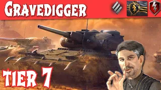 WOT Blitz - Gravedigger Full Tank Review Tier 7 Heavy Hybrid Nation ||WOT Blitz||