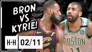 LeBron James vs Kyrie Irving ELITE Duel Highlights 2018.02.11 Celtics vs Cavaliers - MUST SEE!
