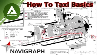 Microsoft Flight Simulator 2020 - How To Taxi The Basics - Navigraphs And Moving Map Tutorial