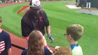 A Visit to Progressive Field - Cleveland Indians player autographs, kids zone and more