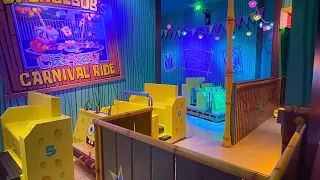 ❗️ALL-NEW! SpongeBob's Crazy Carnival Ride: POV, Queue, Gift Shop | Circus Circus, Las Vegas
