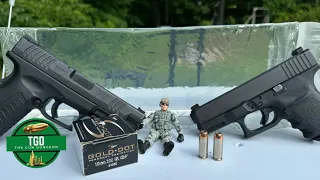 10mm Gold Dot 200gr Clear Ballistics Gel Test | Glock 29 and XDM 4.5