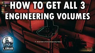 All 3 Mechanical Engineering Volume Locations: The Frightened Engineer - The Outer Worlds