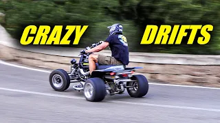 YAMAHA BANSHEE - EPIC DRIFTS ON MOUNTAIN ROAD - RAW