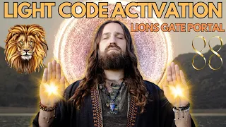 ✨LIGHT CODE ACTIVATION 🦁 LIONS GATE PORTAL 🪶 ASMR REIKI