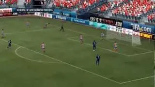 FIFA12 Atletico Madrid VS Malaga CF [полная игра]