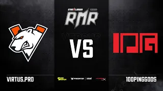 [RU] Virtus.pro vs 100PingGods | Карта 3: Overpass | StarLadder CIS RMR Main Event Group Stage