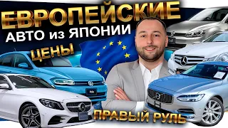 ВЕЗЕМ ЕВРОПЕЙСКИЕ АВТО ИЗ ЯПОНИИ❗️ЧТО ЗАКАЗЫВАЮТ⁉️Mercedes❗️Volkswagen❗️VOLVO❗️