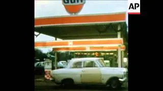 SYND 8-1-74 FIRST DAY OF PETROL RATIONING