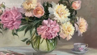 Картина художника Татьяны Черных "Идилия" #арт #живопись #художник #цветы