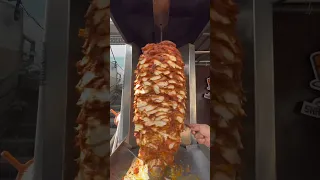 Bulky Slab of Chicken Shawarma #streetfood #shorts