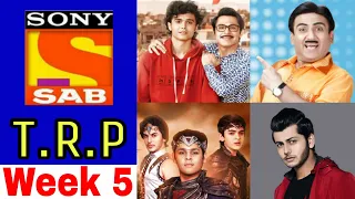 Sab Tv TRP Week 5 || 2021 || Sab Tv Trp Ratings || Trp Of This Week