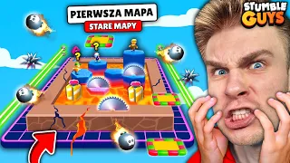 Zagrałem ⚠️ w MOJĄ *PIERWSZĄ* MAPĘ  🗺️ którą ZBUDOWAŁEM 🔨 (MEGA CRINGE) ‼️ w Stumble Guys! 😂