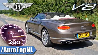 Bentley Continental GT V8 0-280KM/H ACCELERATION & SOUND by AutoTopNL