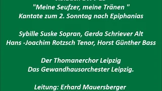 Bach Kantate BWV 13 Meine Seufzer, meine Tränen, Erhard Mauersberger