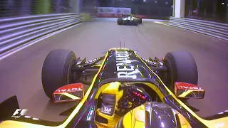 Robert Kubica Slices Through The Traffic | 2010 Singapore Grand Prix