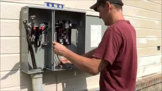 Electrical Meter Base Install - Time Lapse
