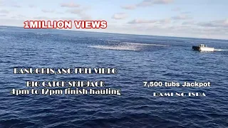 Full Video | Fishing Vessel Big Catch Skipjack Tuna | 7,500 Tubs 1 Setting Start 4pm to 12;06