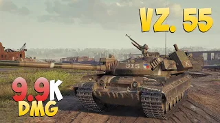 Vz. 55 - 6 Kills 9.9K DMG - Precious! - World Of Tanks