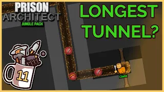 Longest Tunnel Escape EVER? | Prison Architect - Jungle Pack #11