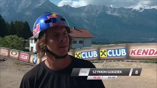 SZYMON GODZIEK SECOND RUN AT CRANKWORX INSBRUCK 2018