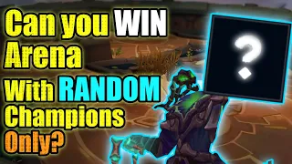 Can you Win Arena with RANDOM Champions? - League of Legends Arena