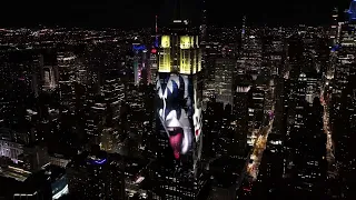 KISS Celebrates Their Final Shows Ever with Empire State Building Music-to-Lights Show